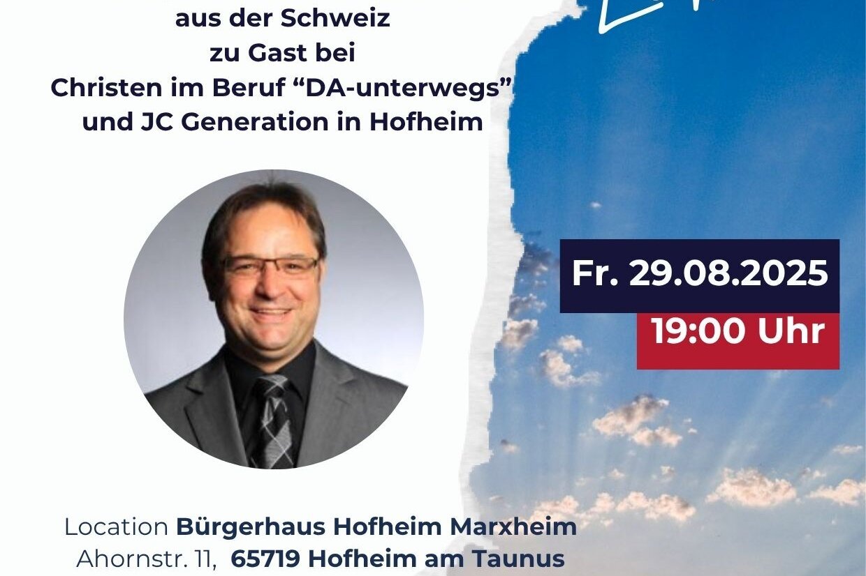 Flyer: Vortrag mit Kurt Bodenmann