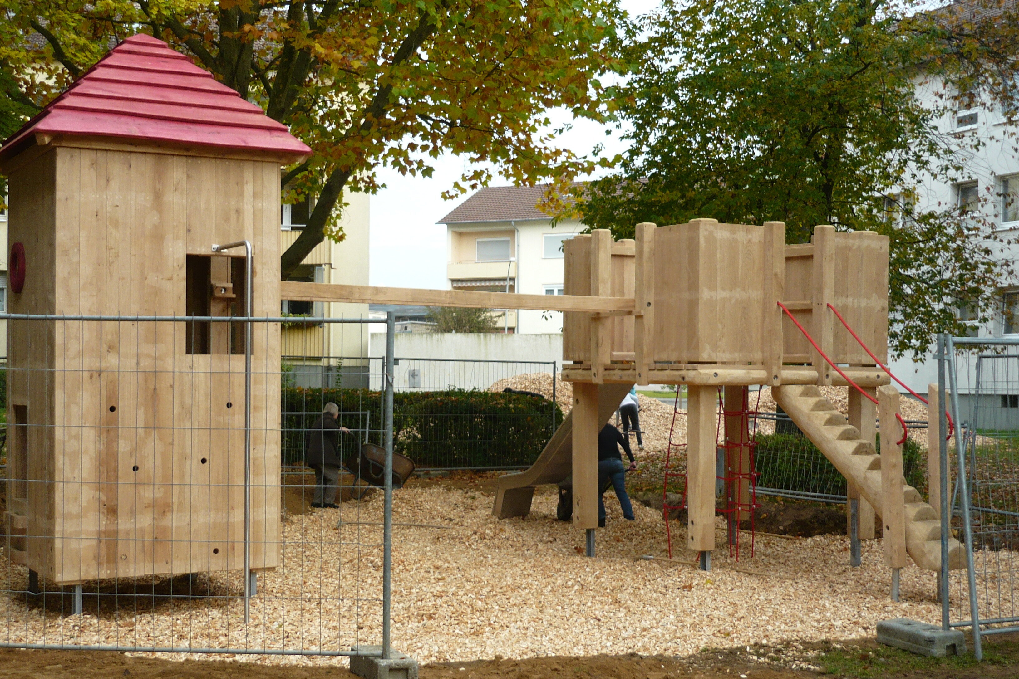 Kletterburg am Fichtespielplatz