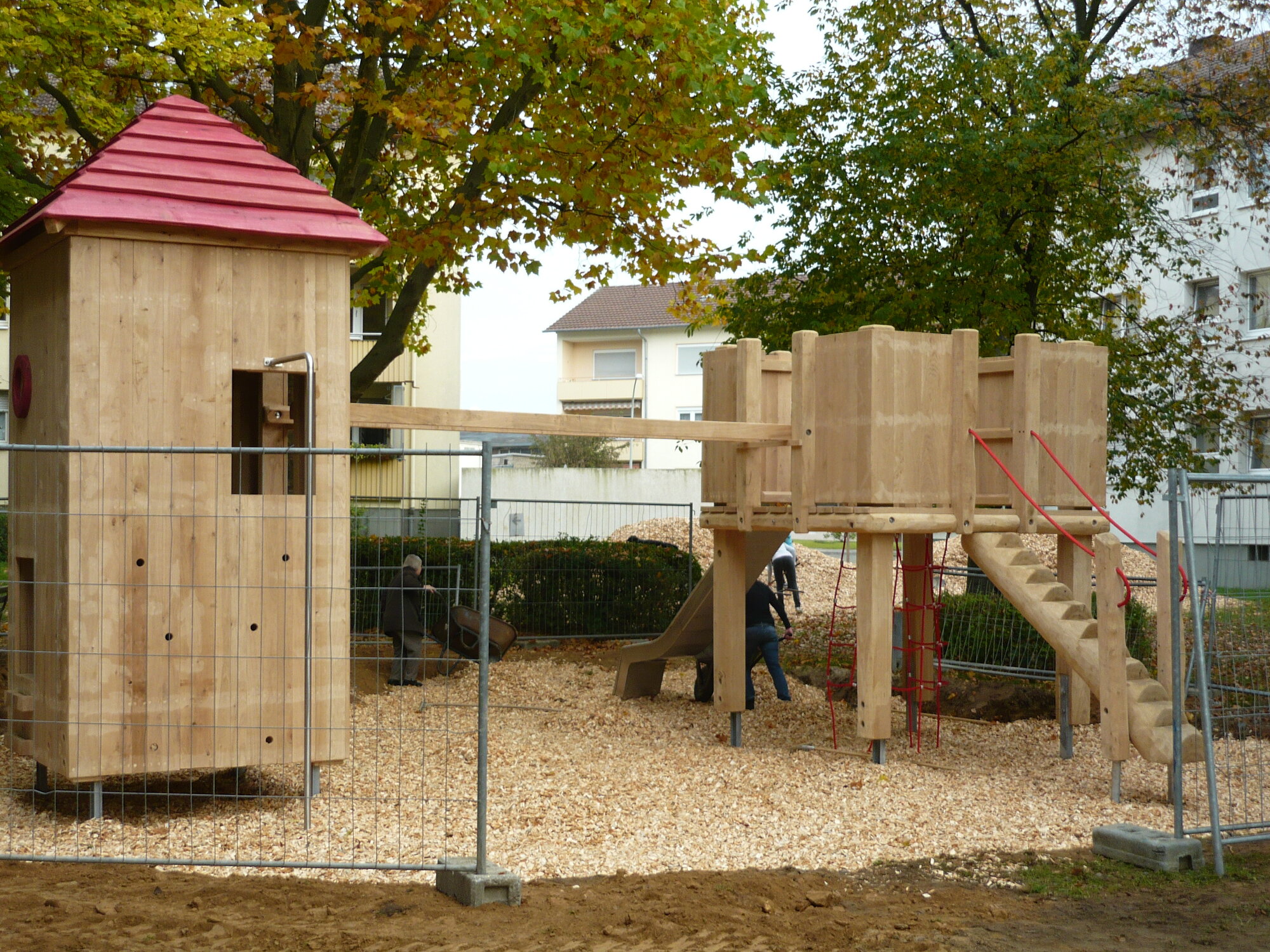 Kletterburg am Fichtespielplatz