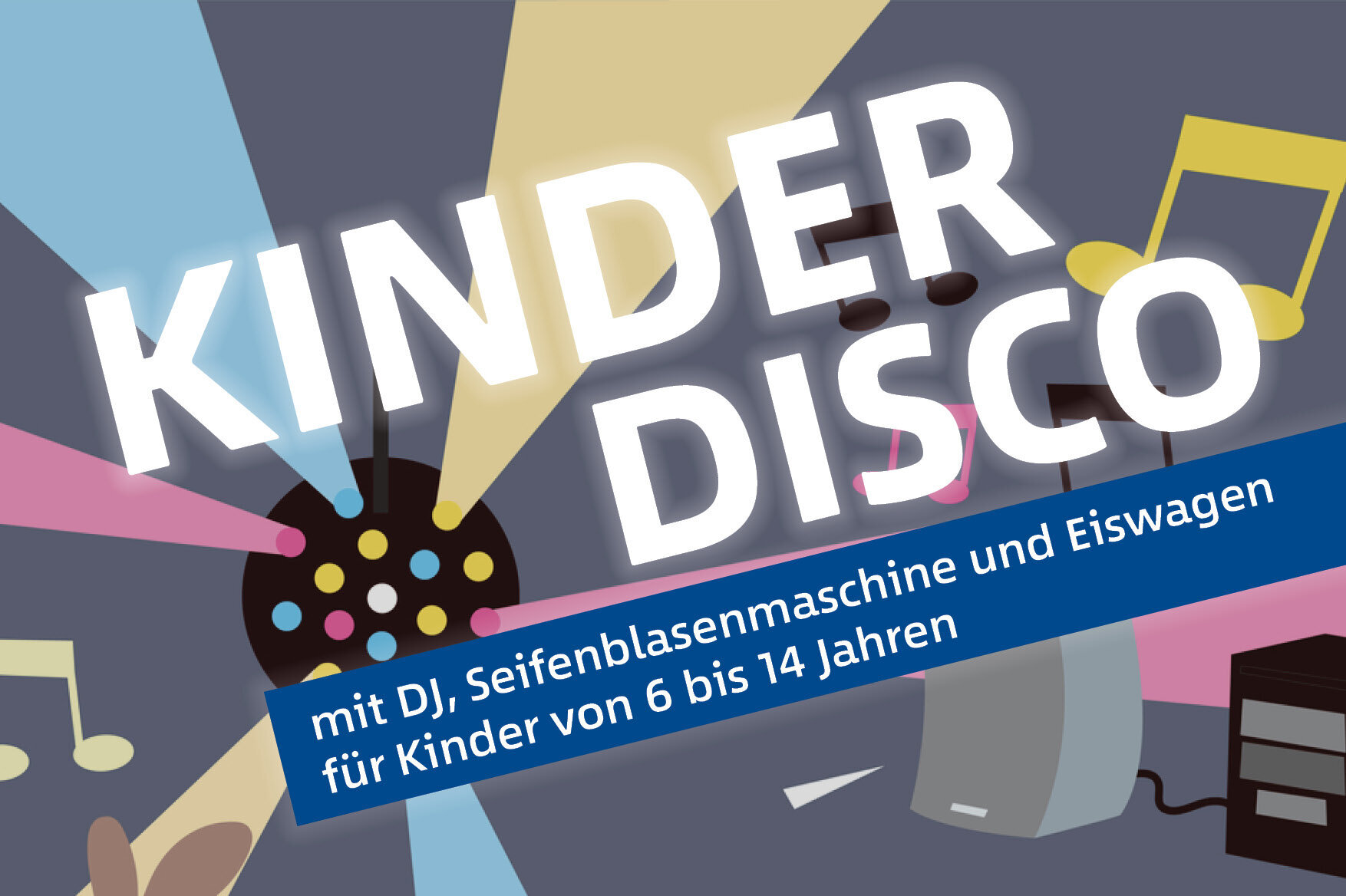 Plakat: Kinderdisco
