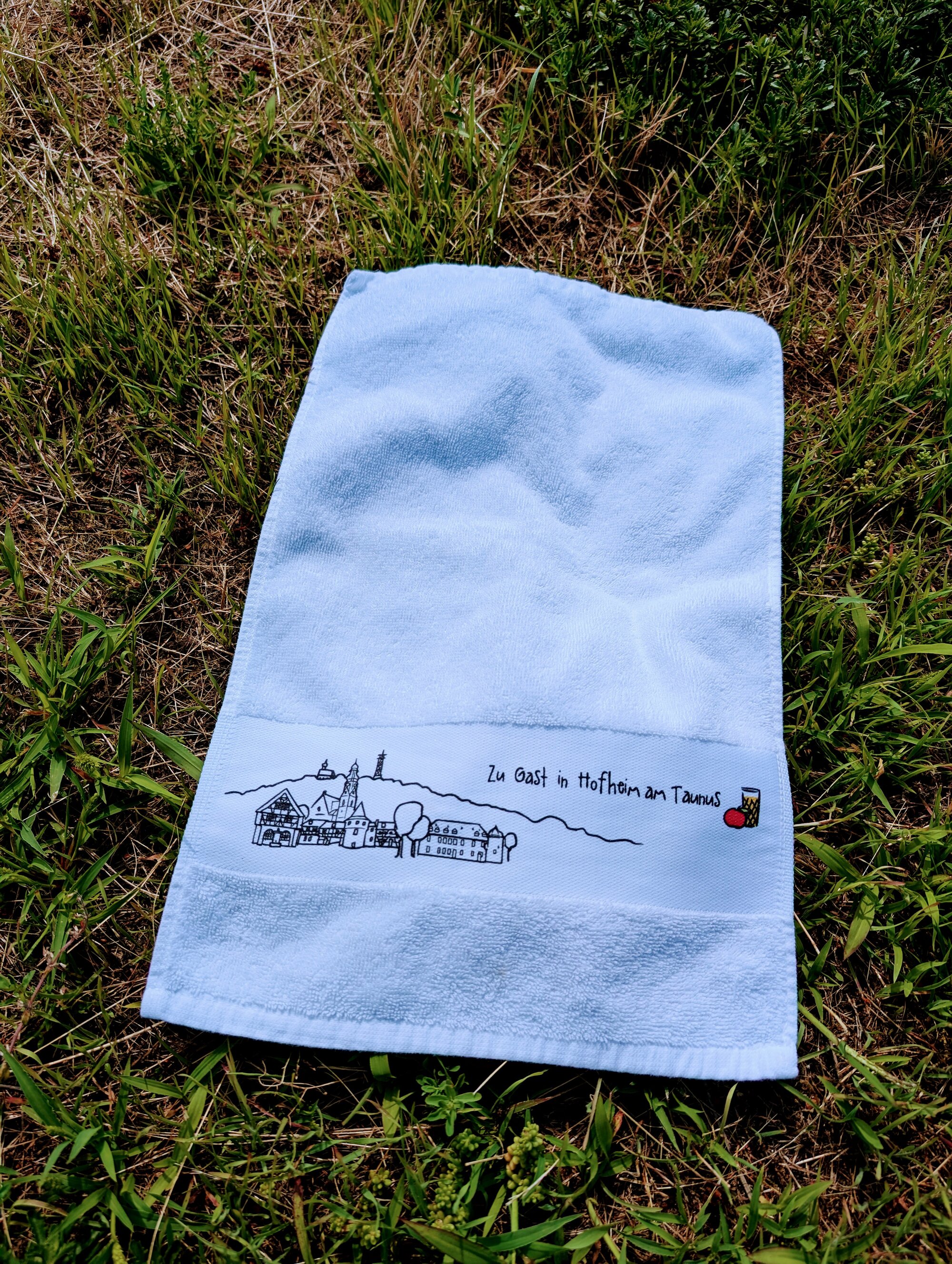Gästehandtuch "Hofheim Skyline"