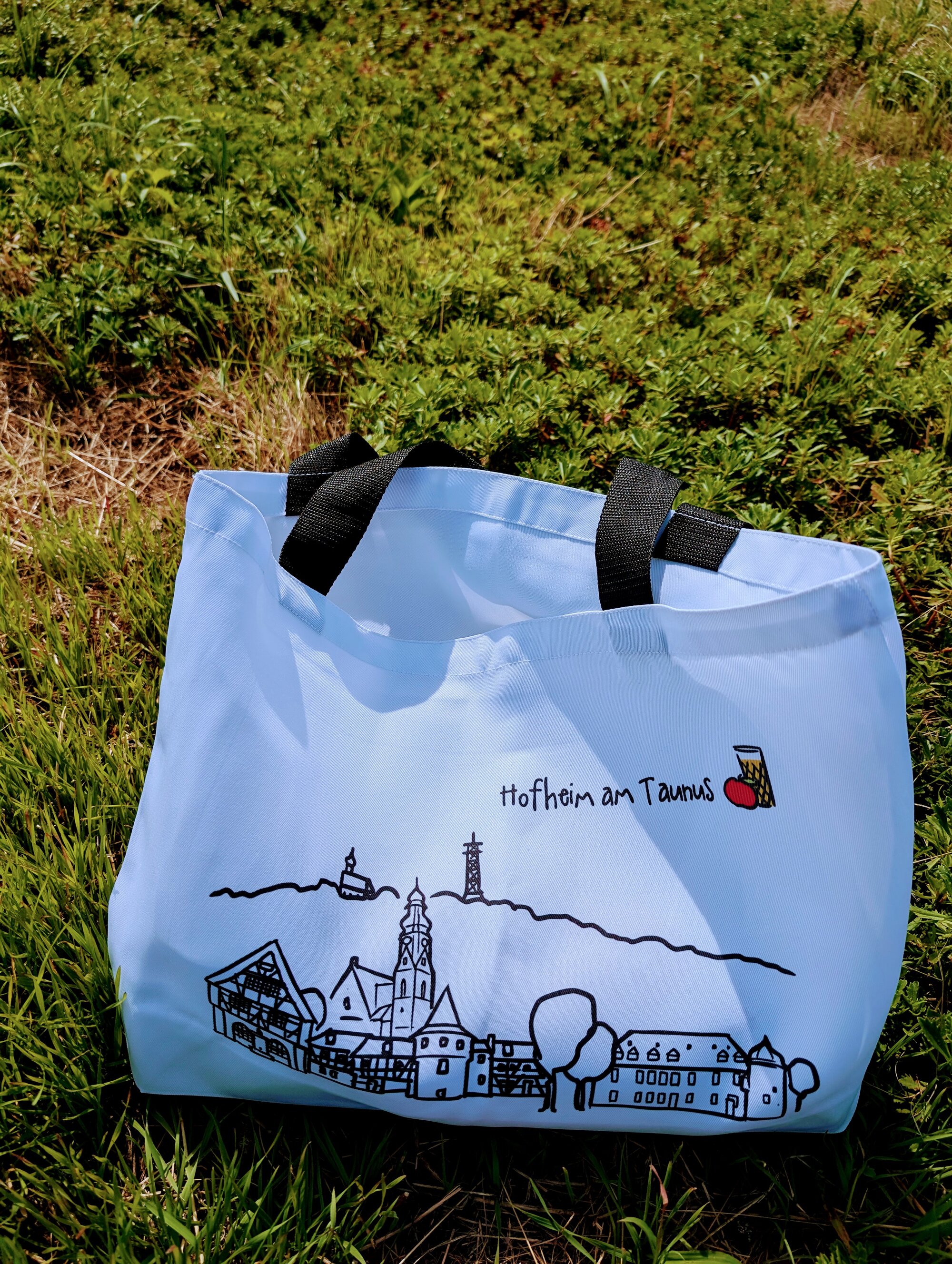 Einkaufstasche "Hofheim Skyline"