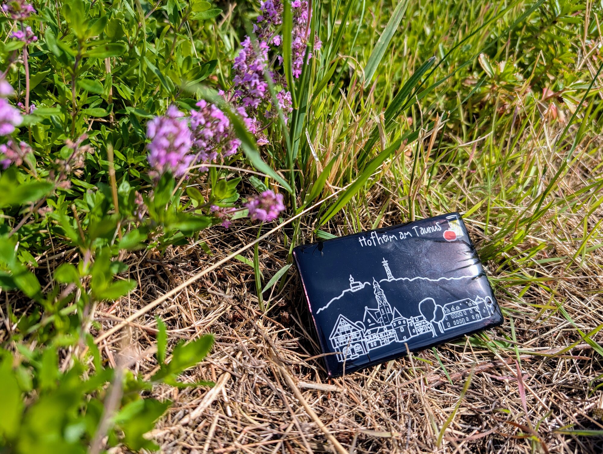 Kühlschrankmagnet "Hofheim Skyline"