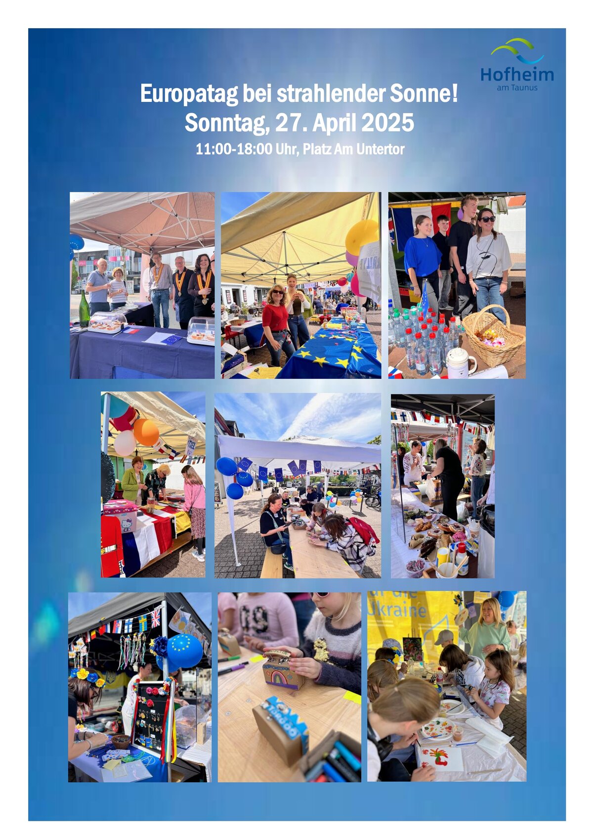 Europatag 2025 in Hofheim Fotocollage Europatag 2025 in Hofheim Fotocollage