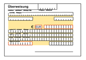 Überweisungsträger
