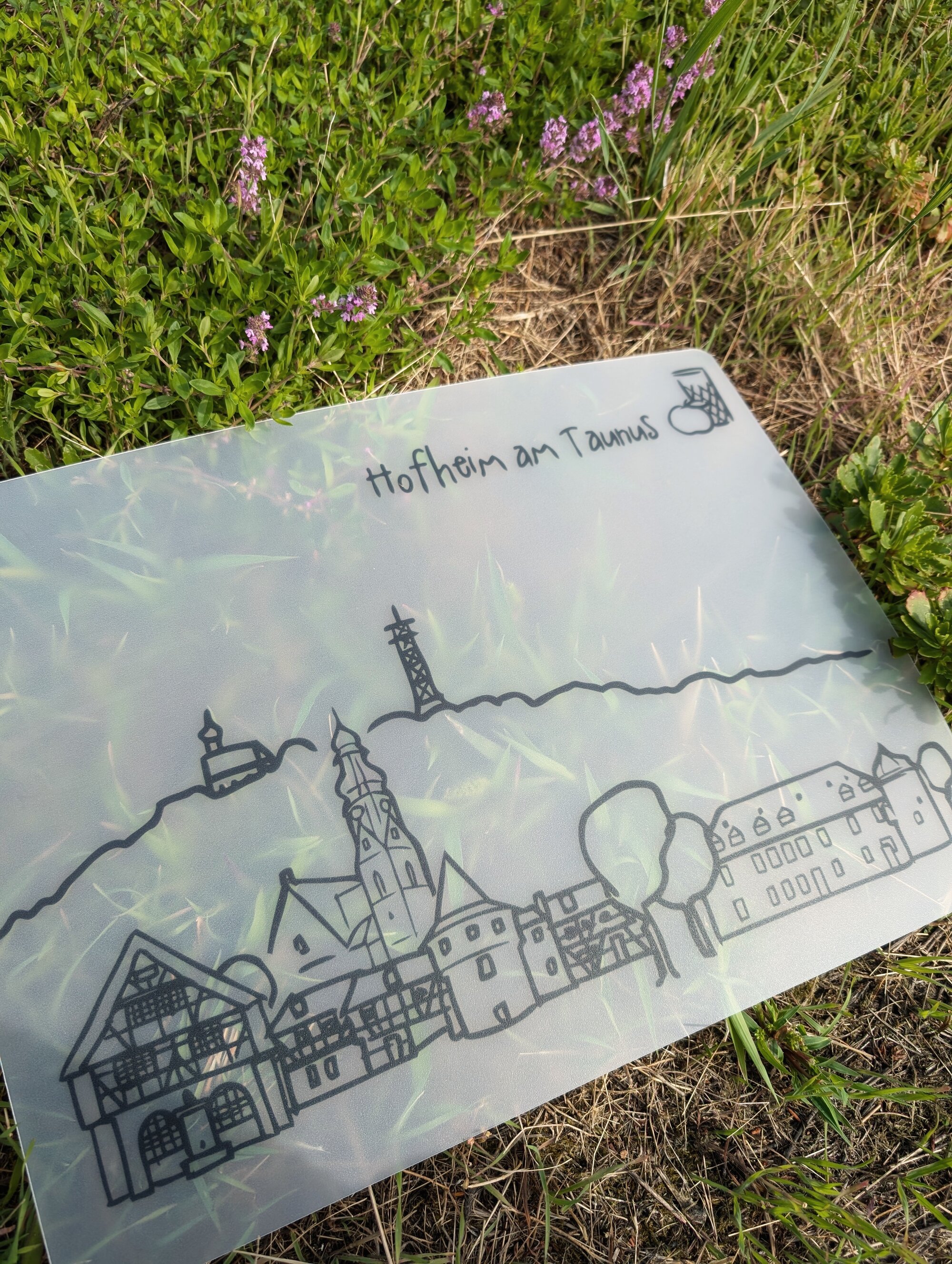 Tischuntersetzer "Hofheim Skyline"