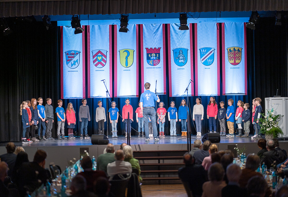 Kinderchor beim Neujahrsempfang 2024