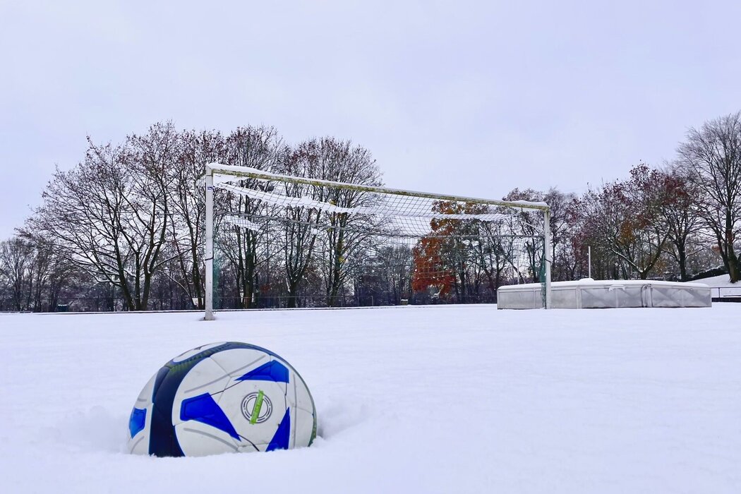 Archivfoto: Der Sportpark Heide im Winter
