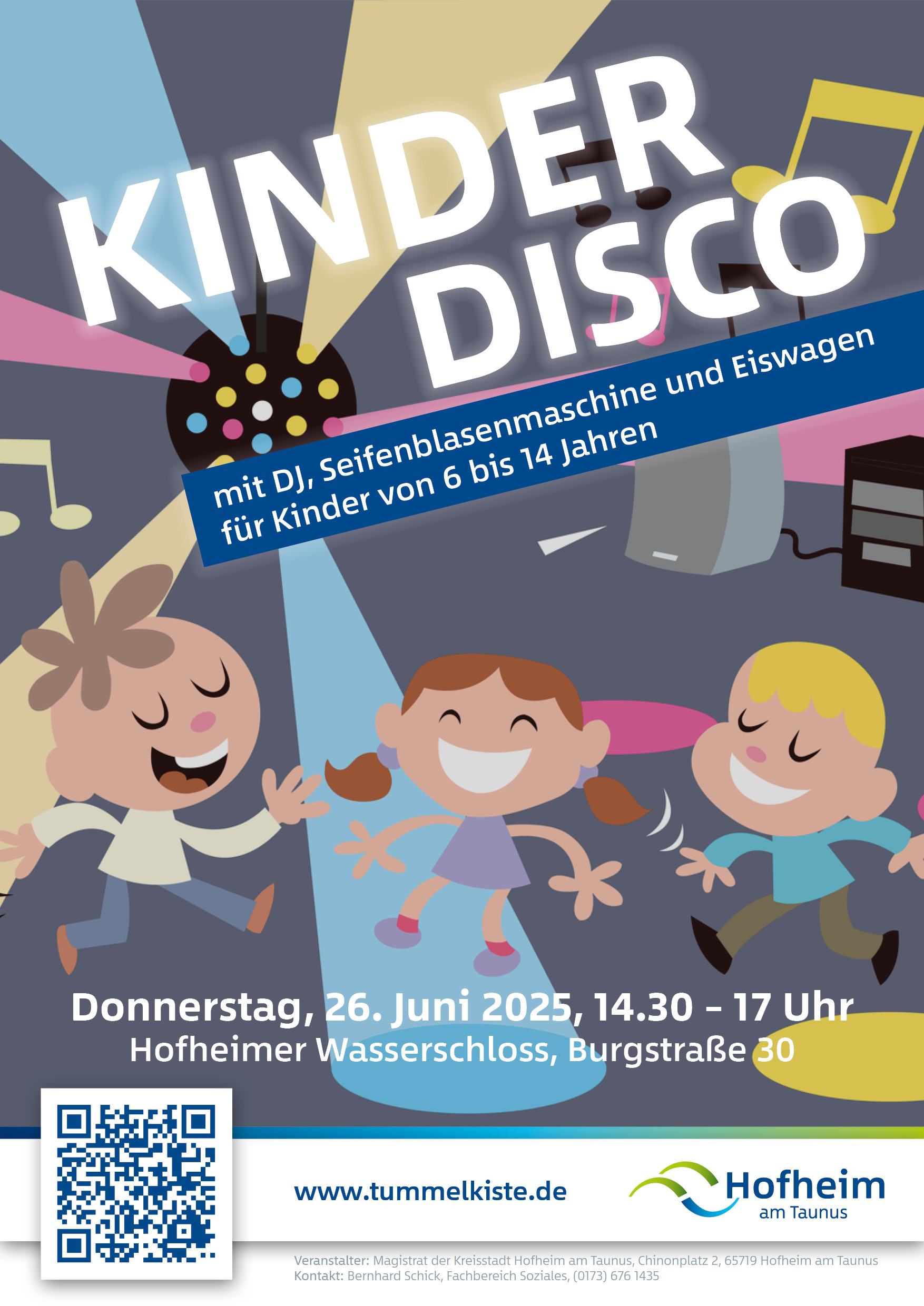 Plakat: Kinderdisco